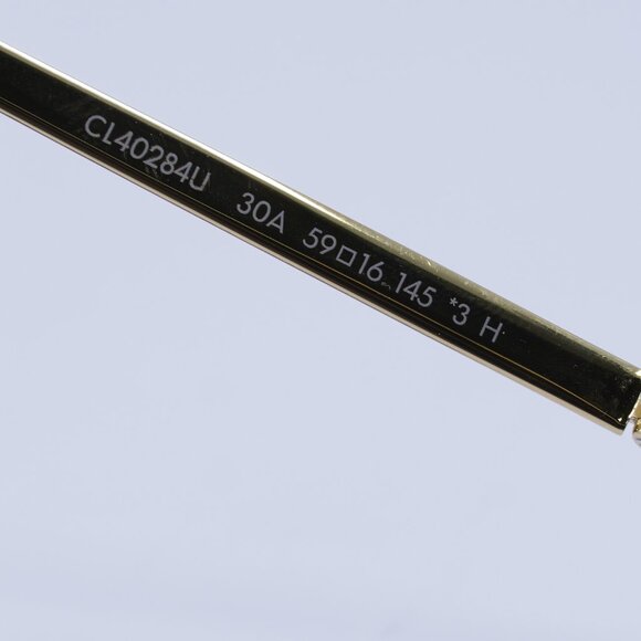 Celine CL40284U 30A Sunglasses Endura Gold Square Frame, Smoke Lenses - Picture 9 of 12